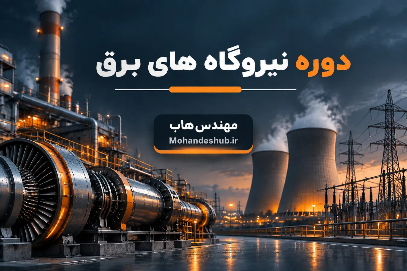 کاور دوره نیروگاه های برق