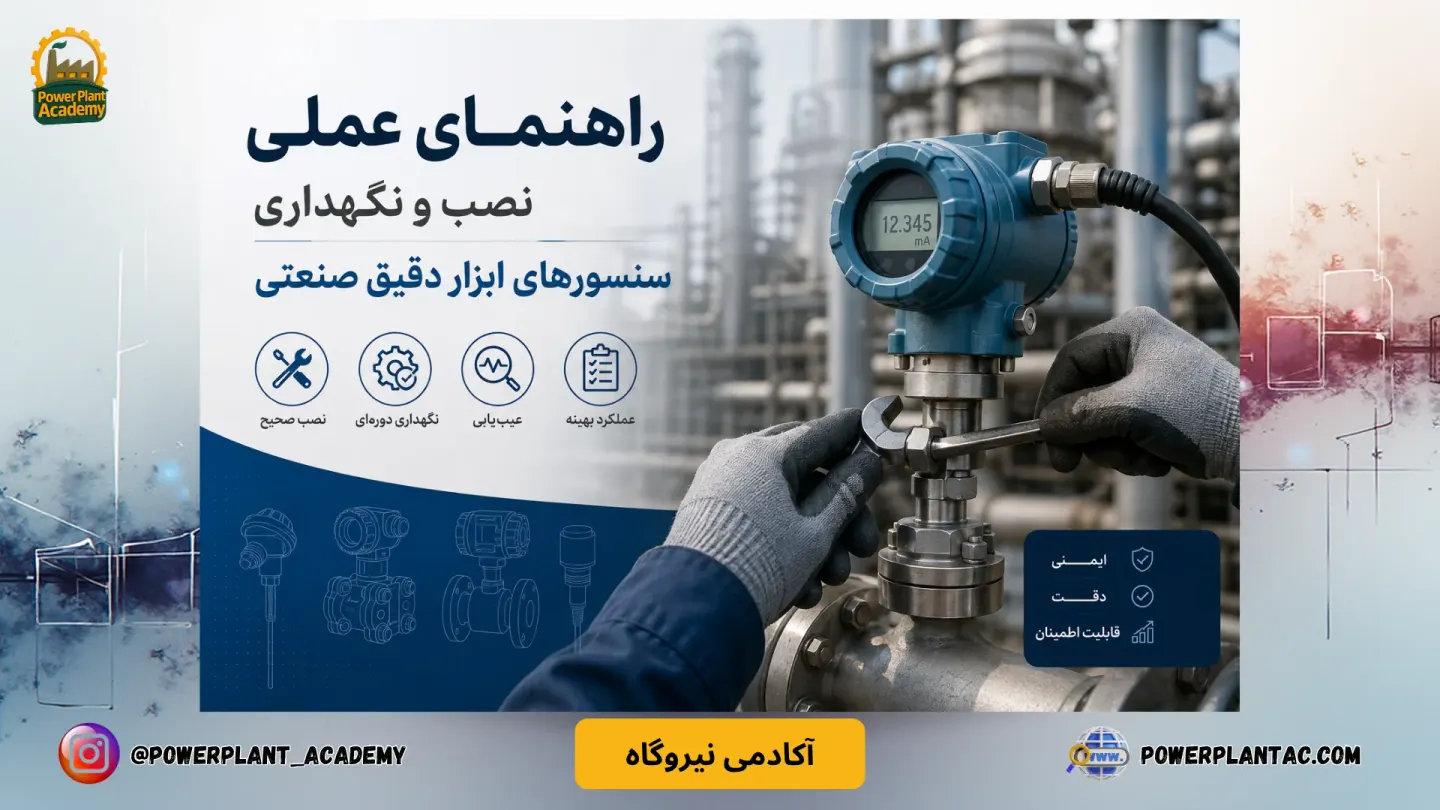 راهنمای عملی نصب و نگهداری سنسورهای ابزار دقیق صنعتی